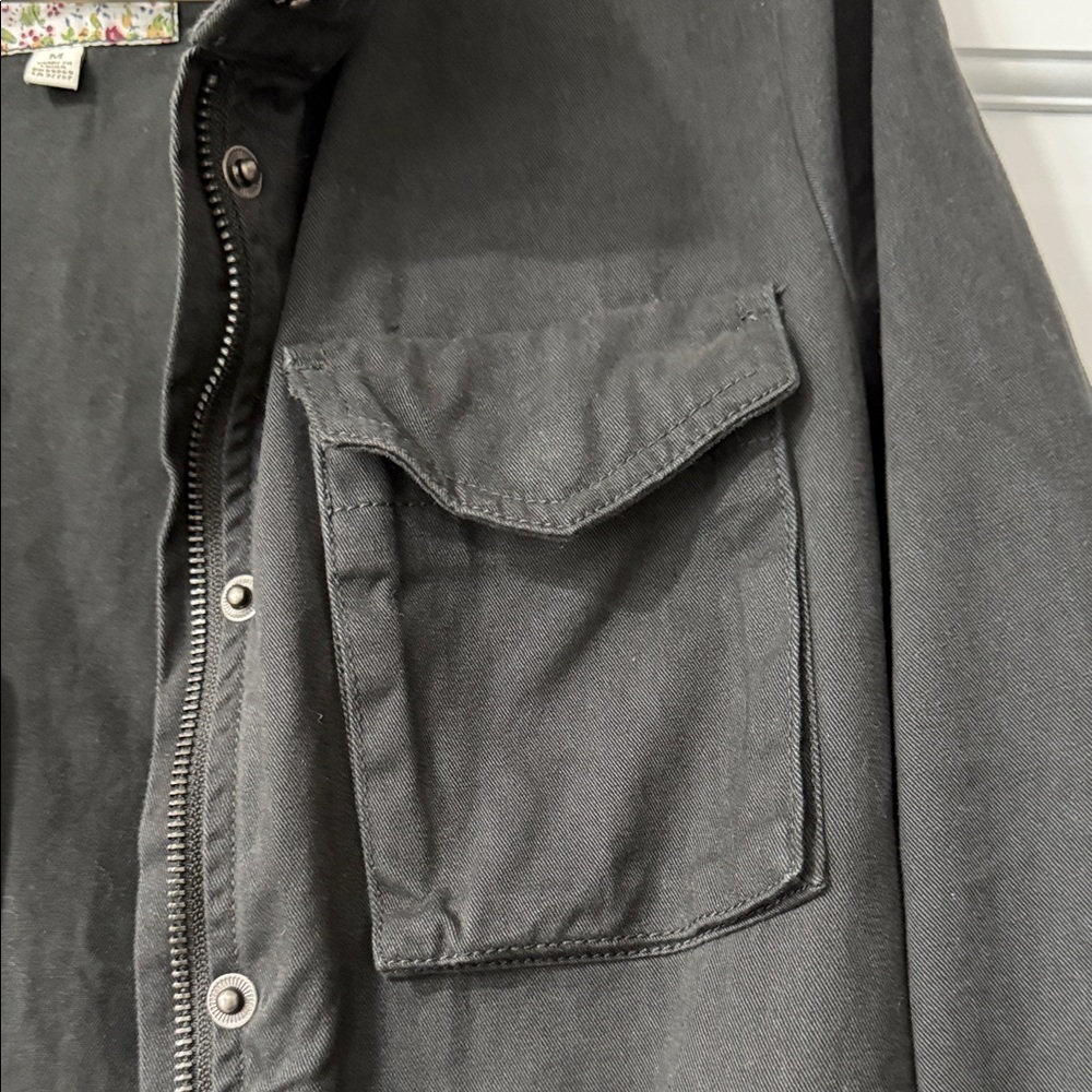 100% cotton Element Utility Jacket gray size M - Picture 3 of 13
